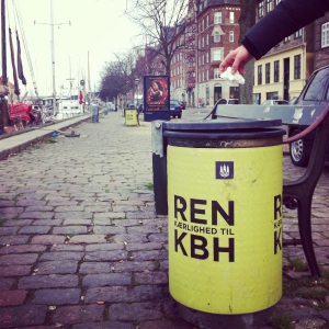 These yellow trash bins were abundantly located to make sure the city stays clean